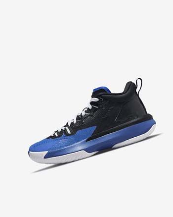Zapatillas Baloncesto Nike Zion 1 Niño Negras Azul Real Blancas | CO4961