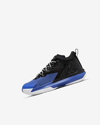 Zapatillas Baloncesto Nike Zion 1 Niño Negras Azul Real Blancas | CO5001