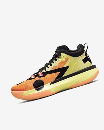 Zapatillas Baloncesto Nike Zion 1 SP Hombre Amarillo Negras Naranjas | CO2888