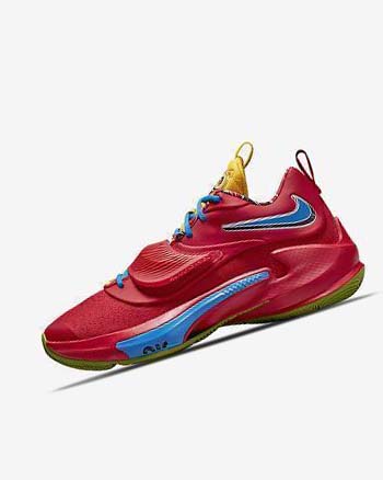 Zapatillas Baloncesto Nike Zoom Freak 3 Hombre Rojas Verde | CO3022