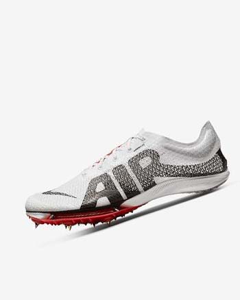 Zapatillas Clavos Nike Air Zoom Victory More Uptempo Hombre Blancas Rojas Negras | CO1183