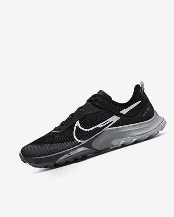 Zapatillas De Trail Running Nike Air Zoom Terra Kiger 8 Hombre Negras Gris Oscuro Gris Plateadas | CO4573