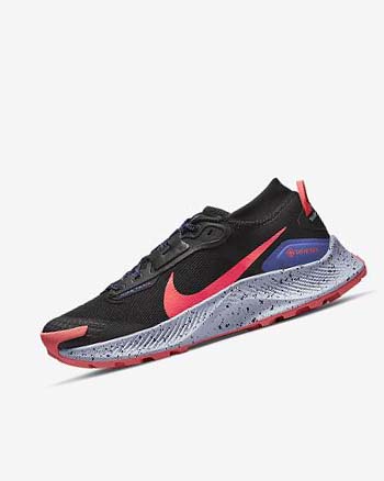 Zapatillas De Trail Running Nike Pegasus Trail 3 GORE-TEX Impermeables Mujer Negras Mango Claro Rojas | CO2232