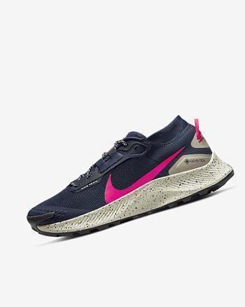 Zapatillas De Trail Running Nike Pegasus Trail 3 GORE-TEX Impermeables Hombre Obsidian Verde Oliva Rojas | CO2823