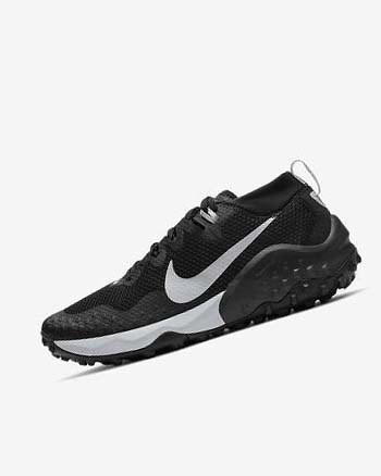 Zapatillas De Trail Running Nike Wildhorse 7 Hombre Negras Blancas | CO2658