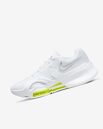 Zapatillas Deportivos Nike Air Zoom SuperRep 3 Hombre Blancas Negras Metal Plateadas | CO2965