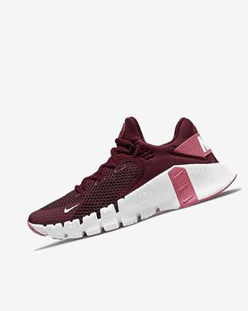 Zapatillas Deportivos Nike Free Metcon 4 Mujer Rosas Negras Blancas | CO2411