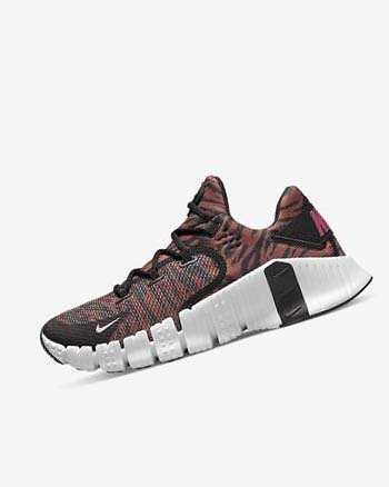 Zapatillas Deportivos Nike Free Metcon 4 Mujer Negras Rosas | CO2977