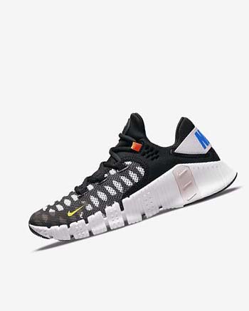 Zapatillas Deportivos Nike Free Metcon 4 Mujer Negras Blancas Azules Amarillo | CO3115
