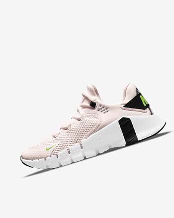 Zapatillas Deportivos Nike Free Metcon 4 Mujer Rosas Claro Blancas Negras Verde | CO4490
