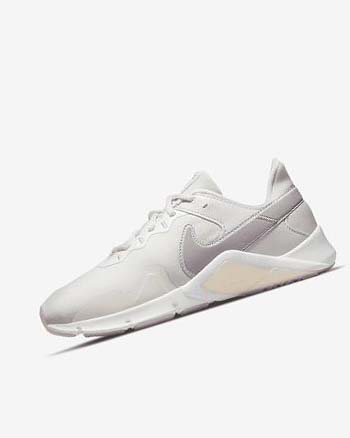 Zapatillas Deportivos Nike Legend Essential 2 Premium Mujer Gris Blancas Metal | CO2850