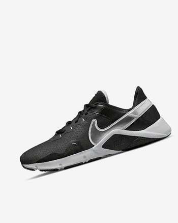 Zapatillas Deportivos Nike Legend Essential 2 Hombre Negras Metal Plateadas Metal Gris | CO4816