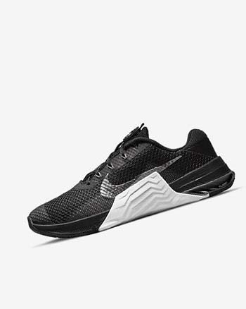 Zapatillas Deportivos Nike Metcon 7 Mujer Negras Blancas Gris Metal Gris Oscuro | CO2845