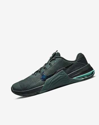 Zapatillas Deportivos Nike Metcon 7 Mujer Verde Turquesa Negras Multicolor | CO2957