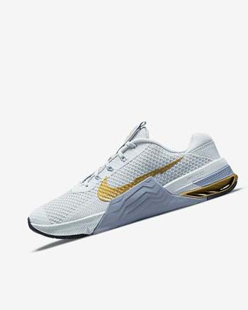 Zapatillas Deportivos Nike Metcon 7 Mujer Plateadas Metal Doradas | CO2964