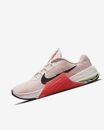Zapatillas Deportivos Nike Metcon 7 Mujer Rosas Claro Verde Claro Moradas | CO5093