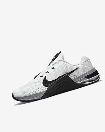 Zapatillas Deportivos Nike Metcon 7 Mujer Blancas Gris Plateadas Negras | CO5437