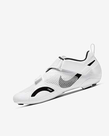 Zapatillas Deportivos Nike SuperRep Cycle Hombre Blancas Negras | CO4758