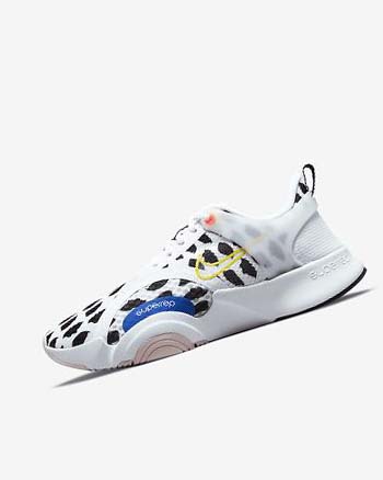 Zapatillas Deportivos Nike SuperRep Go 2 Mujer Blancas Negras Azules Amarillo | CO2549