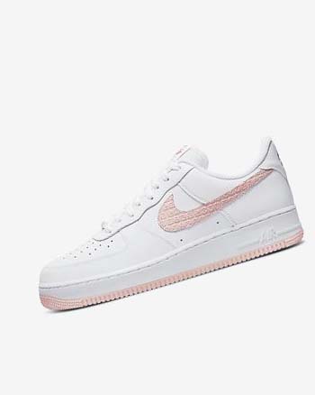 Zapatillas Nike Air Force 1 '07 Hombre Blancas Rojas | CO2419