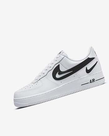 Zapatillas Nike Air Force 1 '07 Hombre Blancas Negras | CO4930