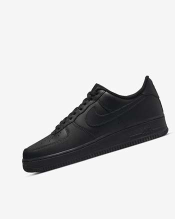 Zapatillas Nike Air Force 1 '07 Hombre Negras Negras | CO2329
