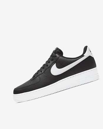 Zapatillas Nike Air Force 1 '07 Hombre Negras Blancas | CO5000