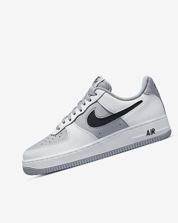 Zapatillas Nike Air Force 1 '07 LV8 Hombre Blancas Gris Negras | CO2473