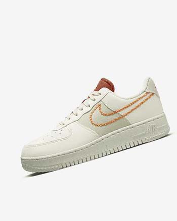 Zapatillas Nike Air Force 1 '07 Low Mujer Verde Oliva Amarillo Oscuro | CO5373