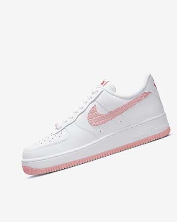 Zapatillas Nike Air Force 1 '07 Mujer Blancas Rojas | CO5232