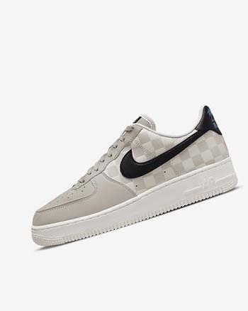 Zapatillas Nike Air Force 1 '07 QS Hombre Creme Negras Negras | CO4972