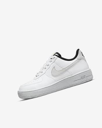 Zapatillas Nike Air Force 1 Crater Next Nature Niño Blancas Negras Beige Claro | CO2373