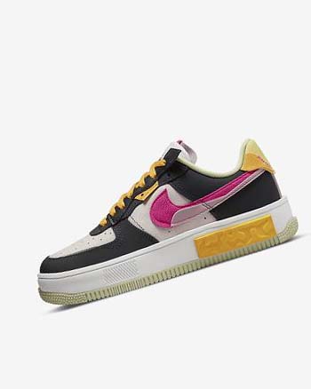 Zapatillas Nike Air Force 1 Fontanka Mujer Blancas Moradas Rosas | CO5132