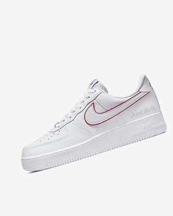 Zapatillas Nike Air Force 1 Hombre Blancas Verde Metal Plateadas Rojas | CO5322
