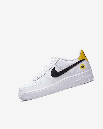 Zapatillas Nike Air Force 1 LV8 Niña Blancas Negras | CO2342