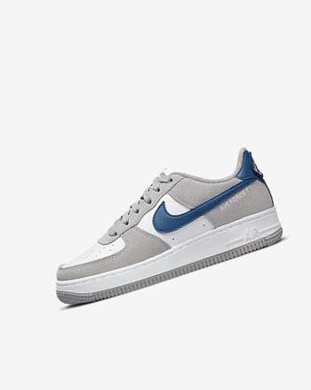 Zapatillas Nike Air Force 1 LV8 Niño Gris Claro Blancas Gris Claro | CO4923