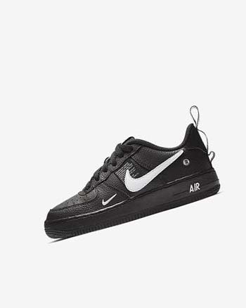 Zapatillas Nike Air Force 1 LV8 Utility Niña Negras Negras Amarillo Blancas | CO5440