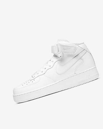 Zapatillas Nike Air Force 1 Mid '07 Hombre Blancas Blancas | CO2236