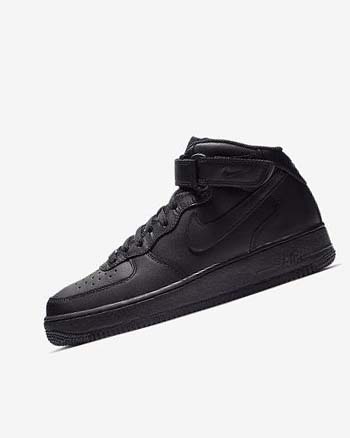 Zapatillas Nike Air Force 1 Mid '07 Hombre Negras Negras | CO4750