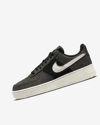 Zapatillas Nike Air Force 1 Mujer Negras Beige Claro | CO3090