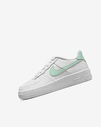Zapatillas Nike Air Force 1 Niño Blancas Verde Menta | CO5145