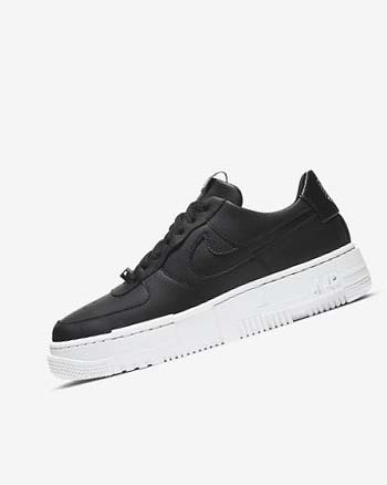 Zapatillas Nike Air Force 1 Pixel Mujer Negras Blancas Negras Negras | CO1212