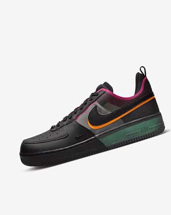 Zapatillas Nike Air Force 1 React Hombre Negras Naranjas Rosas Negras | CO2593