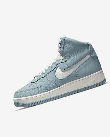 Zapatillas Nike Air Force 1 Sculpt Mujer Azules Metal Plateadas Blancas | CO5443