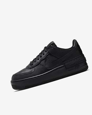 Zapatillas Nike Air Force 1 Shadow Mujer Negras Negras Negras | CO1147