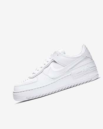 Zapatillas Nike Air Force 1 Shadow Mujer Blancas Blancas Blancas | CO2328