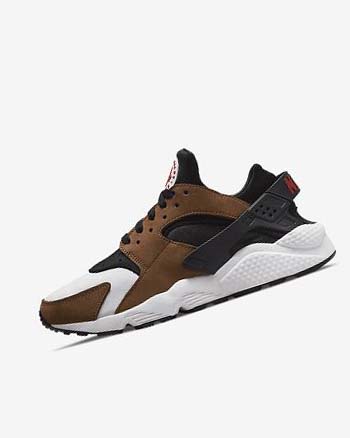Zapatillas Nike Air Huarache LE Hombre Negras Blancas Rojas | CO2479