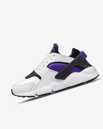 Zapatillas Nike Air Huarache Mujer Blancas Moradas Negras | CO4937