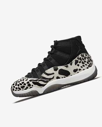 Zapatillas Nike Air Jordan 11 Retro Mujer Negras Blancas Rojas | CO3112