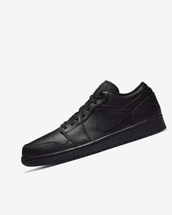 Zapatillas Nike Air Jordan 1 Low Hombre Negras Negras Negras | CO3262